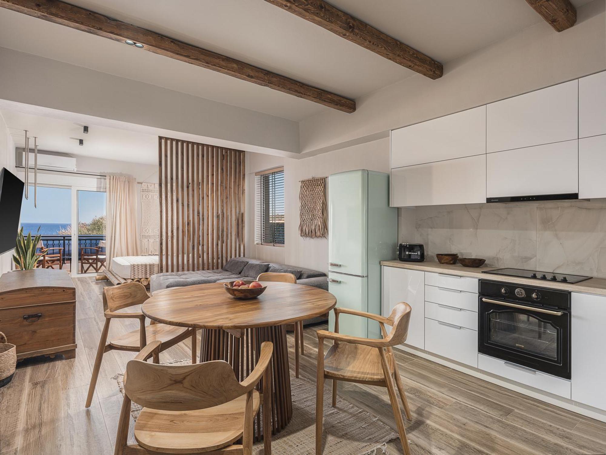 Cancun Deluxe Apartment Hriszí Aktí Haniá Kültér fotó