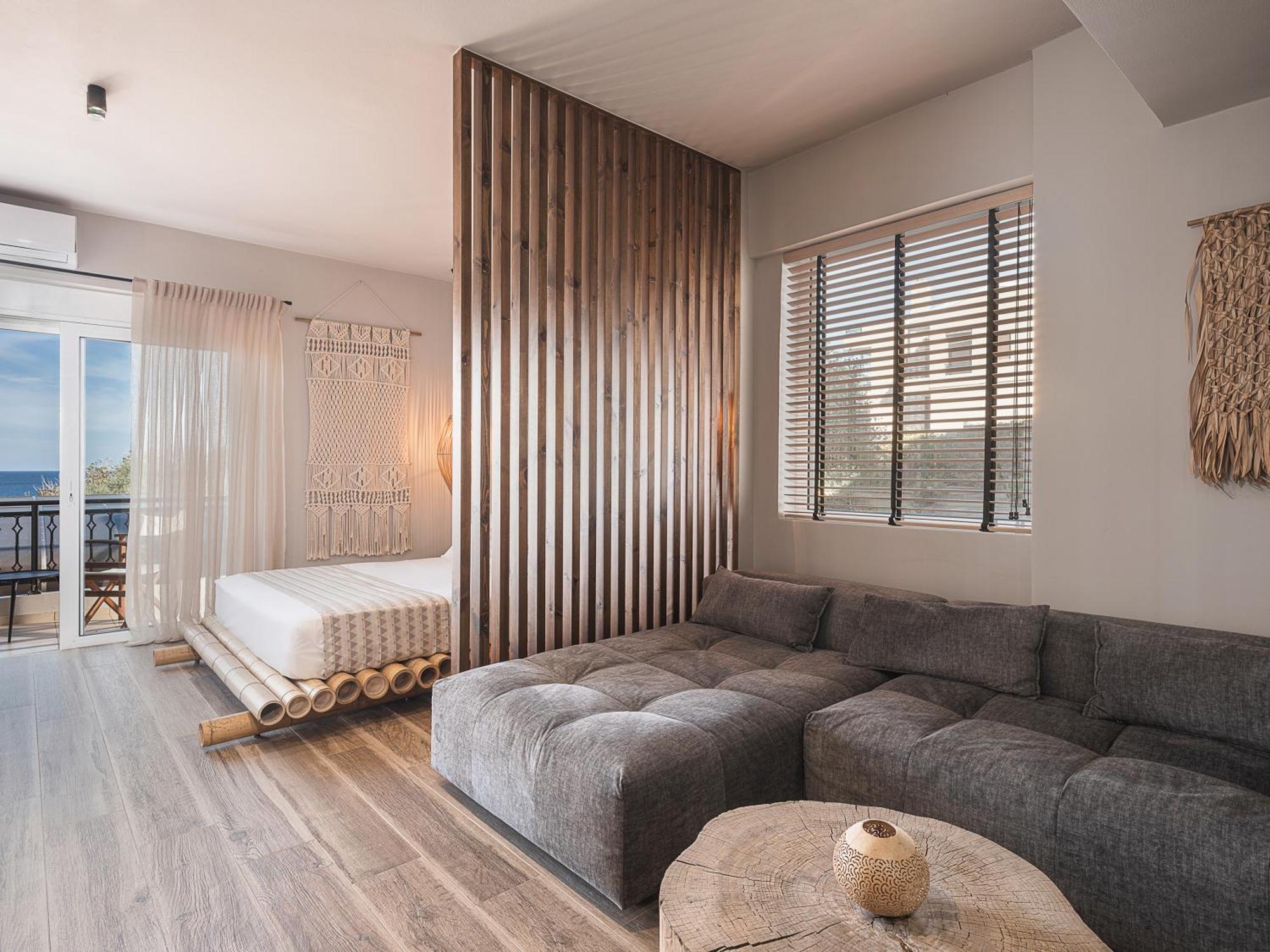 Cancun Deluxe Apartment Hriszí Aktí Haniá Kültér fotó
